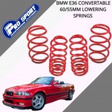 ProSport Lowering Springs for BMW E36 Convertible